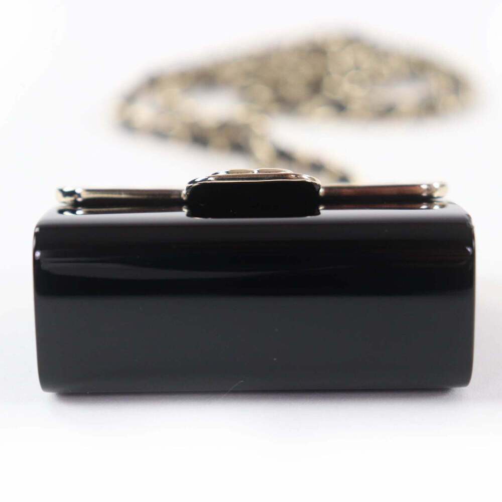 CHANEL Black Leather Logo Pouch - Picture 4 of 11